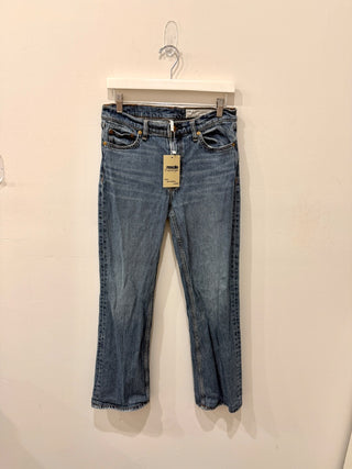 Rag & Bone Classic Denim Mid Rise Bootcut Leg Jeans Blue Washed Women's Size 27
