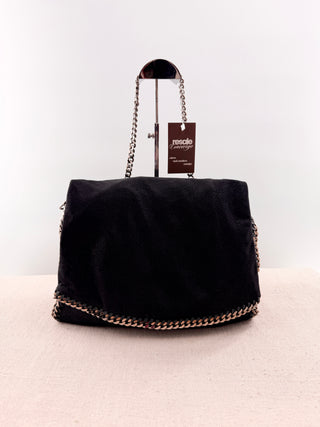 Stella McCartney Heavy Shoulder Tote Bag with Silver Hardware