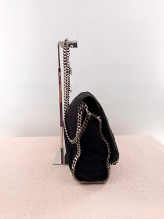 Stella McCartney Heavy Shoulder Tote Bag with Silver Hardware