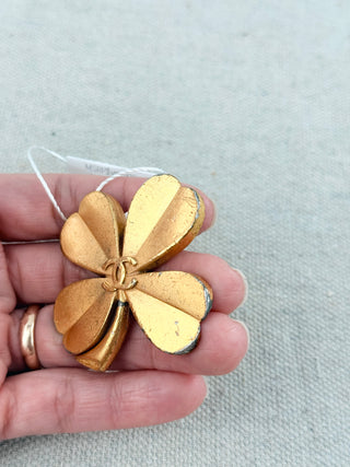 Chanel vintage brooch clover