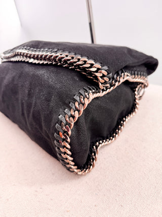 Stella McCartney Heavy Shoulder Tote Bag with Silver Hardware