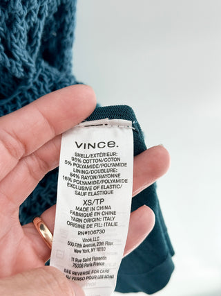 Vince crochet sleeveless dress, S