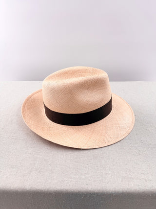 Borsalino Wide-Brim Straw Panama Hat