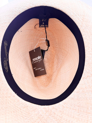 Borsalino Wide-Brim Straw Panama Hat