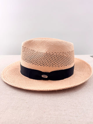 Mayser Straw Panama Hat with Mesh vents, 61