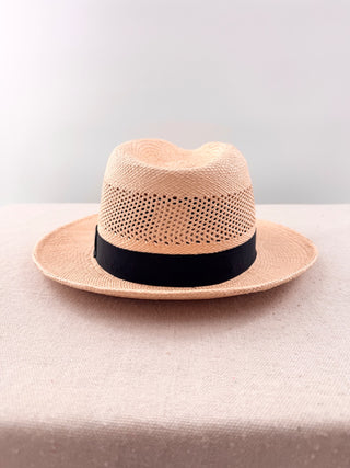 Mayser Straw Panama Hat with Mesh vents, 61