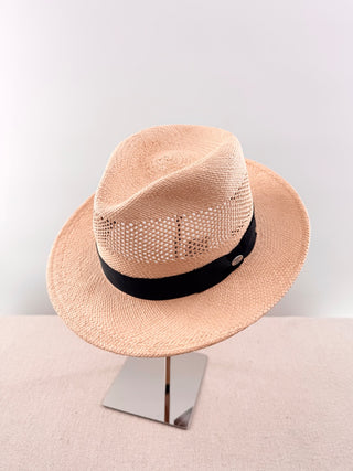 Mayser Straw Panama Hat with Mesh vents, 61