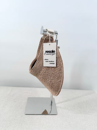 Helen Kaminski Maris Raffia Straw 3/4 Brim Sun Vizor Hat