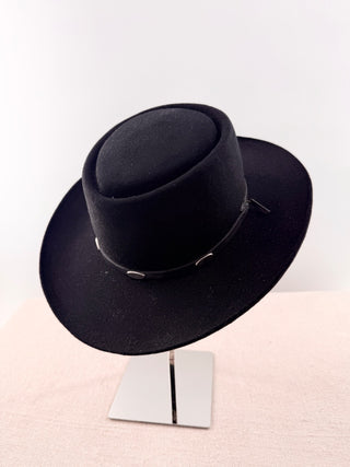Stetson Black Fur Gambler Hat, 7