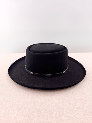 Stetson Black Fur Gambler Hat, 7