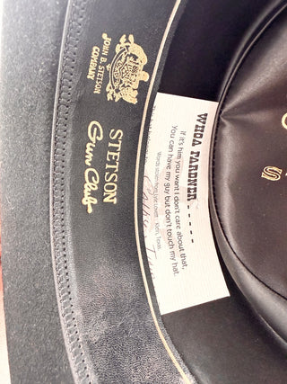 Stetson Black Fur Gambler Hat, 7