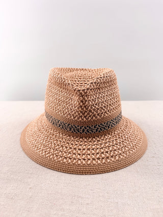 Eric Javits Tuscan Straw Fedora Hat
