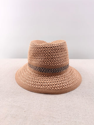 Eric Javits Tuscan Straw Fedora Hat