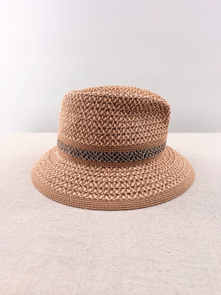 Eric Javits Tuscan Straw Fedora Hat