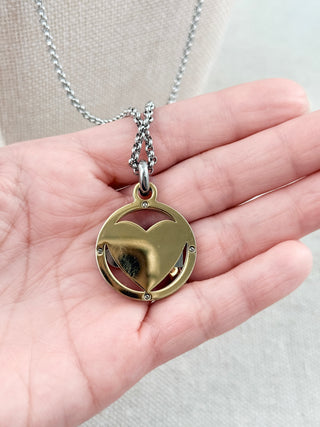 Dolce and Gabbana silver necklace with D&G pendant