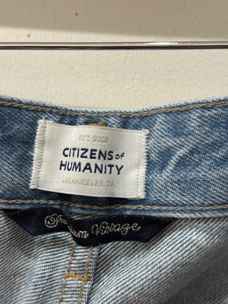 Citizens of Humanity Zurie High Wiasted Straight Leg Jeans Carousel Women's Size 28