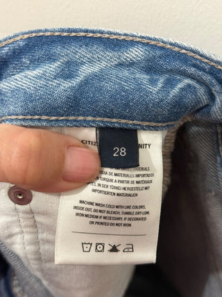 Citizens of Humanity Zurie High Wiasted Straight Leg Jeans Carousel Women's Size 28