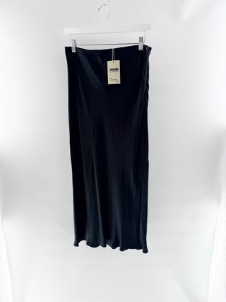 Anthropologie satin maxi skirt, S