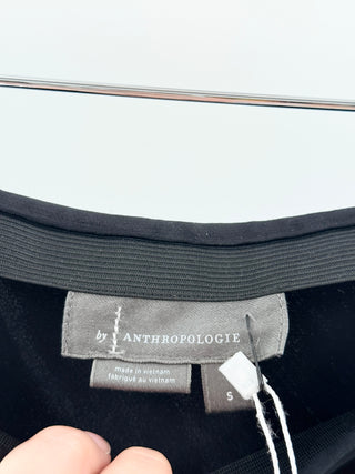 Anthropologie satin maxi skirt, S