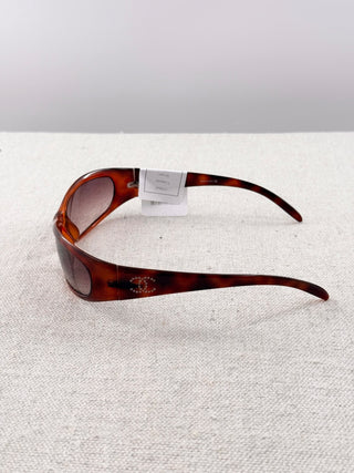 Chanel 6004-B Rectangular Shield Sunglasses