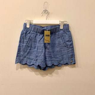 Lilly Pulitzer Brea Linen Pull On Casual Shorts Sea Salt Blue Women's Size XXS