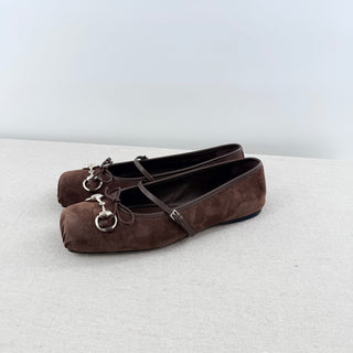 Gucci horsebit ballet flats, 39