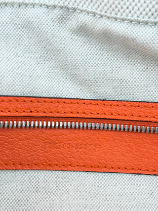Gucci Gucci embossed logo canvas tote