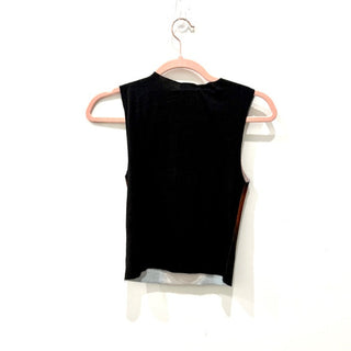 NWT Jaded London Slinky Flame Lips Sleeveless Tank Top Black/Red Women's Size 0