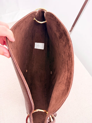 Purificacion Garcia leather medium size shoulder bag cabo