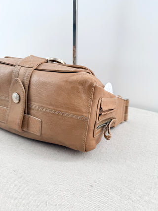 Dior leather flight shoulder bag