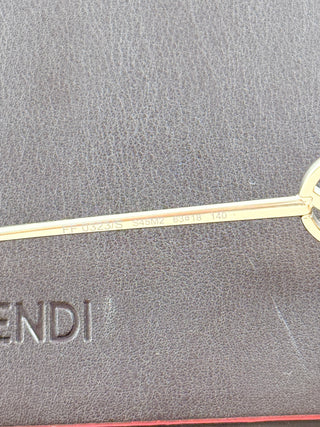 Fendi FF 0323 oversized metal sunglasses