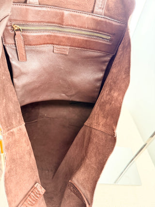 Celine large top handle tote bag leather cabas