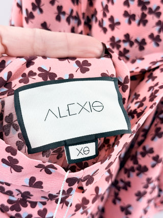 Alexis Two-piece set featuring sleeveless, square-neck crop top with wide straps and flowy, high-waisted long skirt, XS