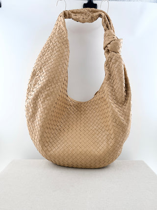 Bottega Veneta mega maxi leather intreciatto jodie bag, largest