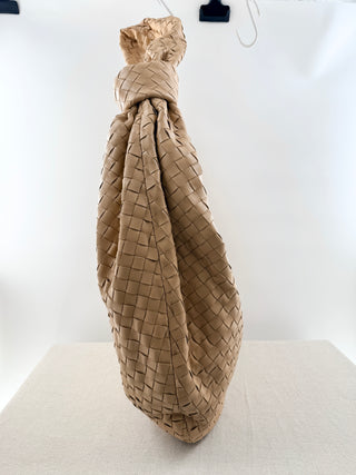 Bottega Veneta mega maxi leather intreciatto jodie bag, largest
