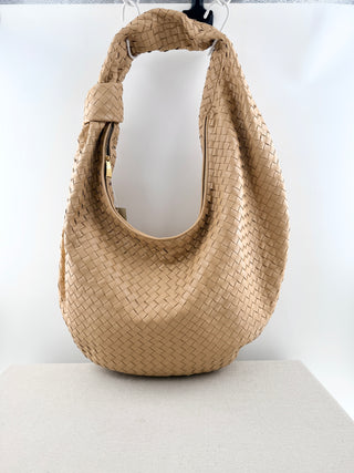 Bottega Veneta mega maxi leather intreciatto jodie bag, largest