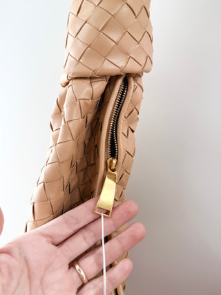 Bottega Veneta mega maxi leather intreciatto jodie bag, largest
