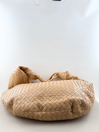 Bottega Veneta mega maxi leather intreciatto jodie bag, largest