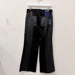NWT Ramy Brook Coated Vinnie High Rise Wide Leg Jeans Black Women's Size 28