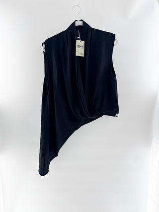 Digs sleeveless asymmetrical top, one size