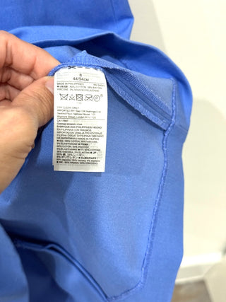 NWT Banana Republic Bi-Stretch Racer-Neck Sheath Mini Dress Blue Women's Size 8