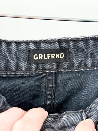 GRLFRND Melanie Cotton High Waisted Denim Boot Cut Jeans Rockaway Womens Size 29