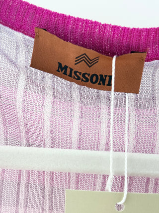 Missoni matching knit set tank top and knit pants, top IT 38 / US 2 / bottom IT 44 US 8