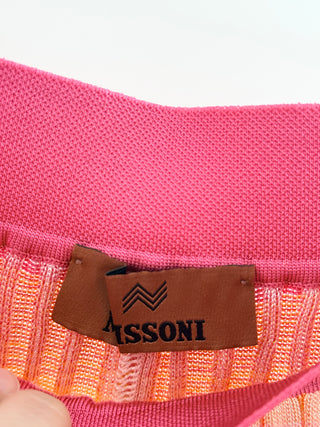 Missoni matching knit set tank top and knit pants, top IT 38 / US 2 / bottom IT 44 US 8