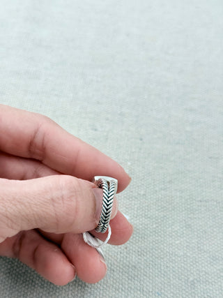 David Yurman petite albion ring white topaz with diamond halo set in sterling silver, 6