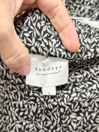 Sundays 100% silk set: shirt and pants, top M / bottom S