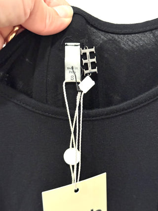 NWT Haute Hippie The Slayer Sleeveless Romper W/ Maxi Skirt Black Women's Small