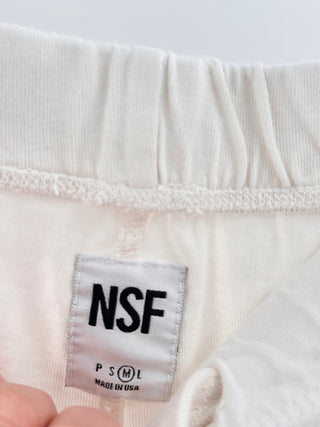 NSF White lounge tracksuit matching set, M