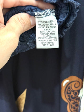 Miss Avenue Navy blue floral set, L