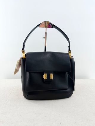 Chloe two tone leather bag top handle amelia
